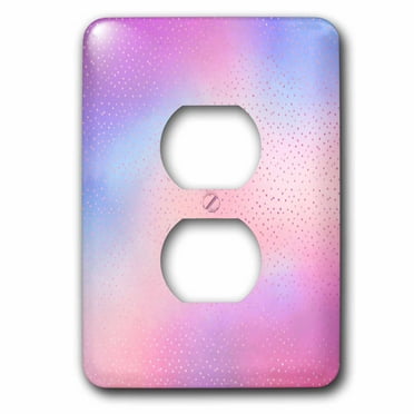 3dRose lsp_24688_6 Pale Pink and White Polka Dot Print Outlet Cover 3dRose lsp_24688_6 Pale Pink and White Polka Dot Print Outlet Cover
